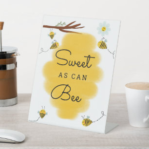 Signe De Table Doux Comme Peut Être   Honey Bee Baby Show