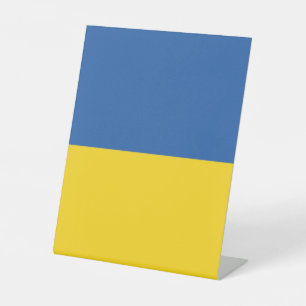 Signe De Table Drapeau d'Ukraine