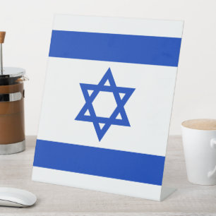 Signe De Table Drapeau Israël
