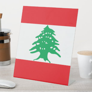 Signe De Table Drapeau libanais