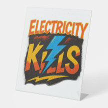 Electricity Kills Bold Graffiti Design