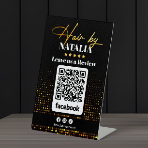 Signe De Table Elégant Black Gold Hair Salon Facebook Avis