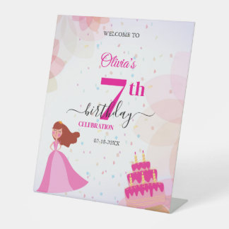 Signe De Table Elegant Disney princess birthday