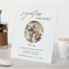 Elégant Pet Signature Boissons Bar Mariage