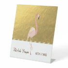 Élégant professionnel, Faux Gold, Flamant rose ros