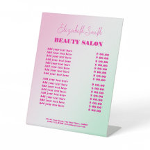 Elégant salon de beauté rose doux