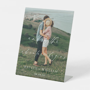 Signe De Table Ellesmere Et Donc L'Aventure Commence Mariage