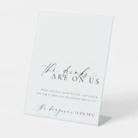 Ellesmere Modern Minimal Open Bar Menu