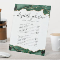 Emerald Green Gold Agate Entreprise Prix Entrepris