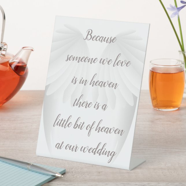 Signe De Table En mémoire de l'amour à la réception de mariage (In SItu)