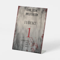 Enquête sur la scène de crime Numéro de table d'an