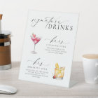 Enseigne de boissons signature modernes minimalist