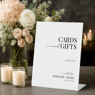 Signe De Table Enseigne MADDIE Cartes et Cadeaux