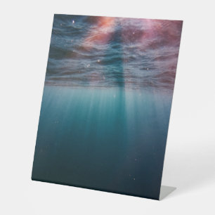 Signe De Table Enseigne sur Pied en Plastique 25x30 cm