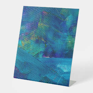 Signe De Table Enseigne sur Pied en Plastique 25x30 cm