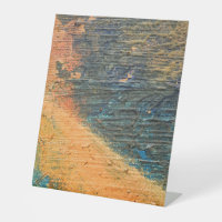 Enseigne sur Pied en Plastique 25x30 cm