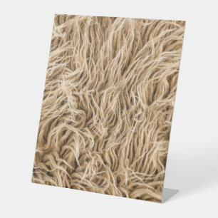 Signe De Table Enseigne sur Pied en Plastique 25x30 cm