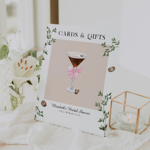 Signe De Table Espresso Martini Cartes & Cadeaux Enterrement de