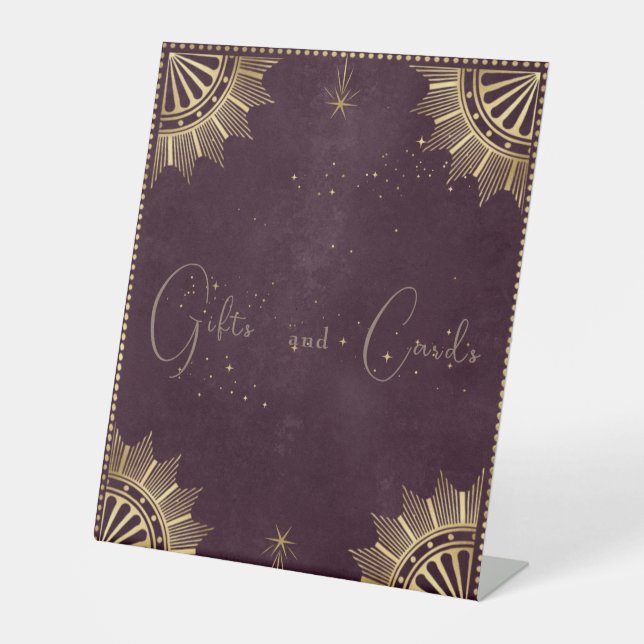 Signe De Table Étoile céleste de Bourgogne et Fête des mariées de (Recto)