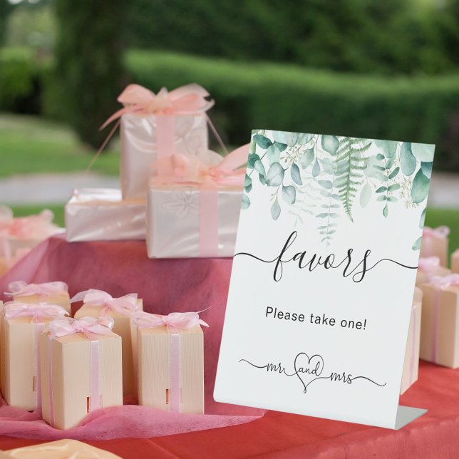 Signe De Table Eucalyptus fouines verdure mariage faveurs clients (Créateur téléchargé)