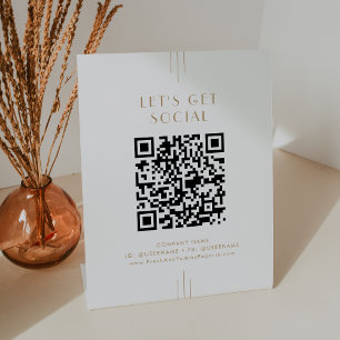 Signe De Table EVERLY Gold Déco Entreprise Allons sur les Médias 
