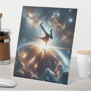 Signe De Table Explosion de rupture galactique dans l'espace prof