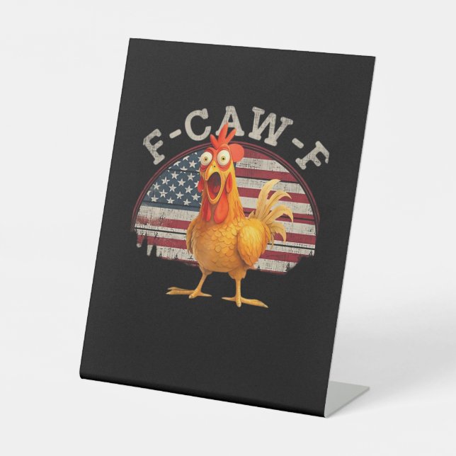 Signe De Table F-Caw-F Chicken Classic Minimal Clean (Recto)