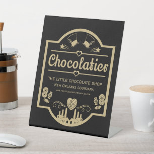 Signe De Table Fabricant de chocolatier