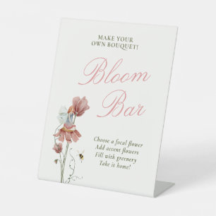 Signe De Table Fairy First Vintage Floral Birthday Bloom Bar