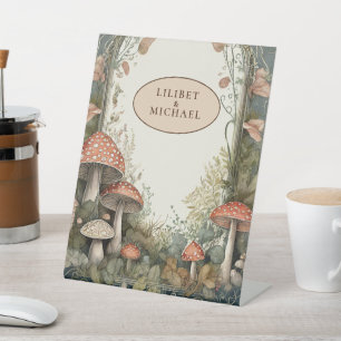 Signe De Table Fairycore Mushroom Goblincore Décor personnalisé c