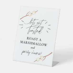 Signe De Table Faisons-nous griller S'more Marshmallow