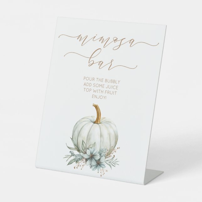 Signe De Table Fall In Love Mimosa Bar (Recto)