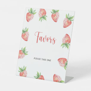 Signe De Table Faveurs Fraise