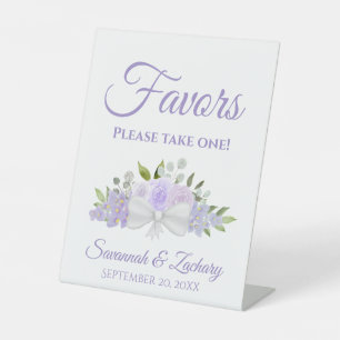 Signe De Table Favoriser Prendre Un Mariage Rose Lavender Purple