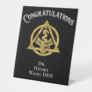 Signe De Table Félicitations Docteur DMD DDS Dentist