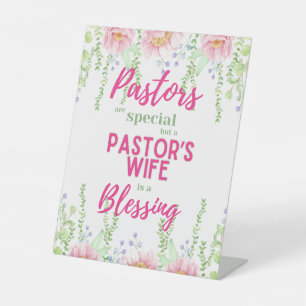 Signe De Table ✝️ Femme du pasteur épouse apprécient Merci cadeau