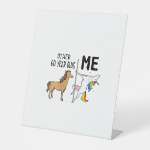 Signe De Table Femmes Autres Unicorne 60 Ans Anniversaire Et Moi
