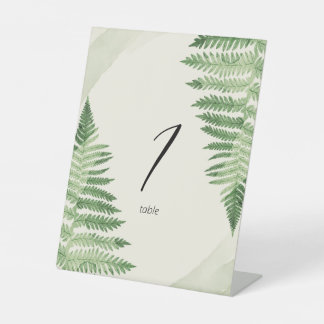 Signe De Table Ferme verte minimaliste