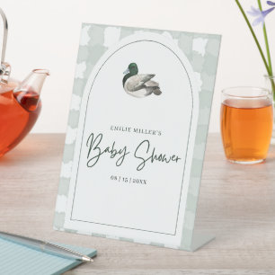 Signe De Table Fête de Bébé Canard Colvert Fête de Naissance de B