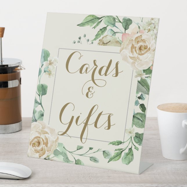 Signe De Table Fête des mariées florale classique (In SItu)