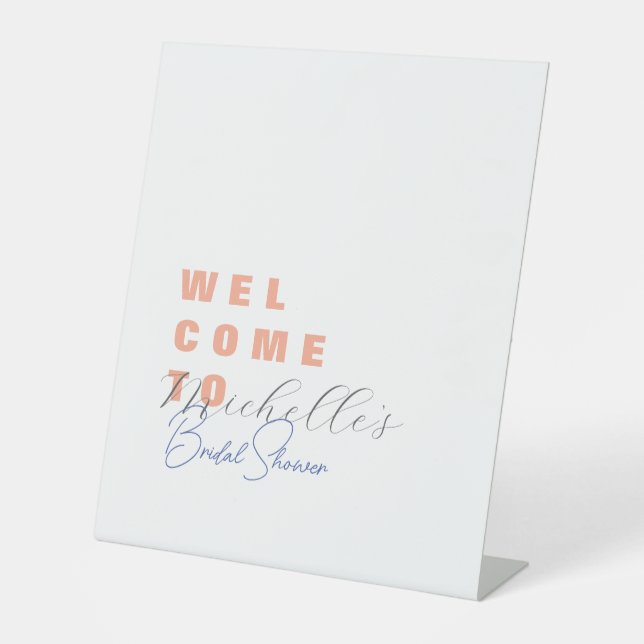 Signe De Table Fête des mariées minimaliste (Recto)