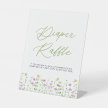 Feuillage Fleur sauvage vert jaune rose