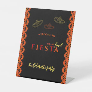 Signe De Table Finale Fiesta Papel Picado Bachelorette Party