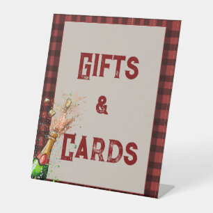 Signe De Table Flannel & fizz Fête des mariées d'hiver Cadeaux et