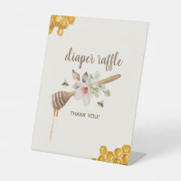 Fleur Miel Bee Baby shower Déchets Raffle