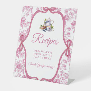 Signe De Table Fleur sauvage rose Laissez vos recettes Douche nup