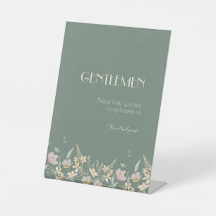 Signe De Table Fleur sauvage Sage Deco Mariage Gentlemen Salle de