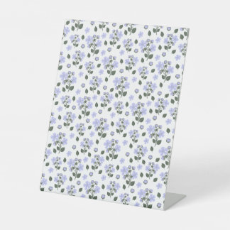 Signe De Table Fleurs de Blackberry, motif transparent