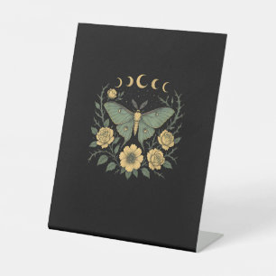 Signe De Table Fleurs Goblincore Moth et Papillon Cottagecore 