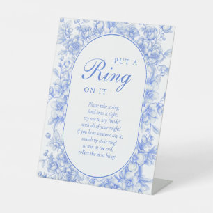 Signe De Table Floral Victorien Quelque Chose De Bleu Met Une Bag